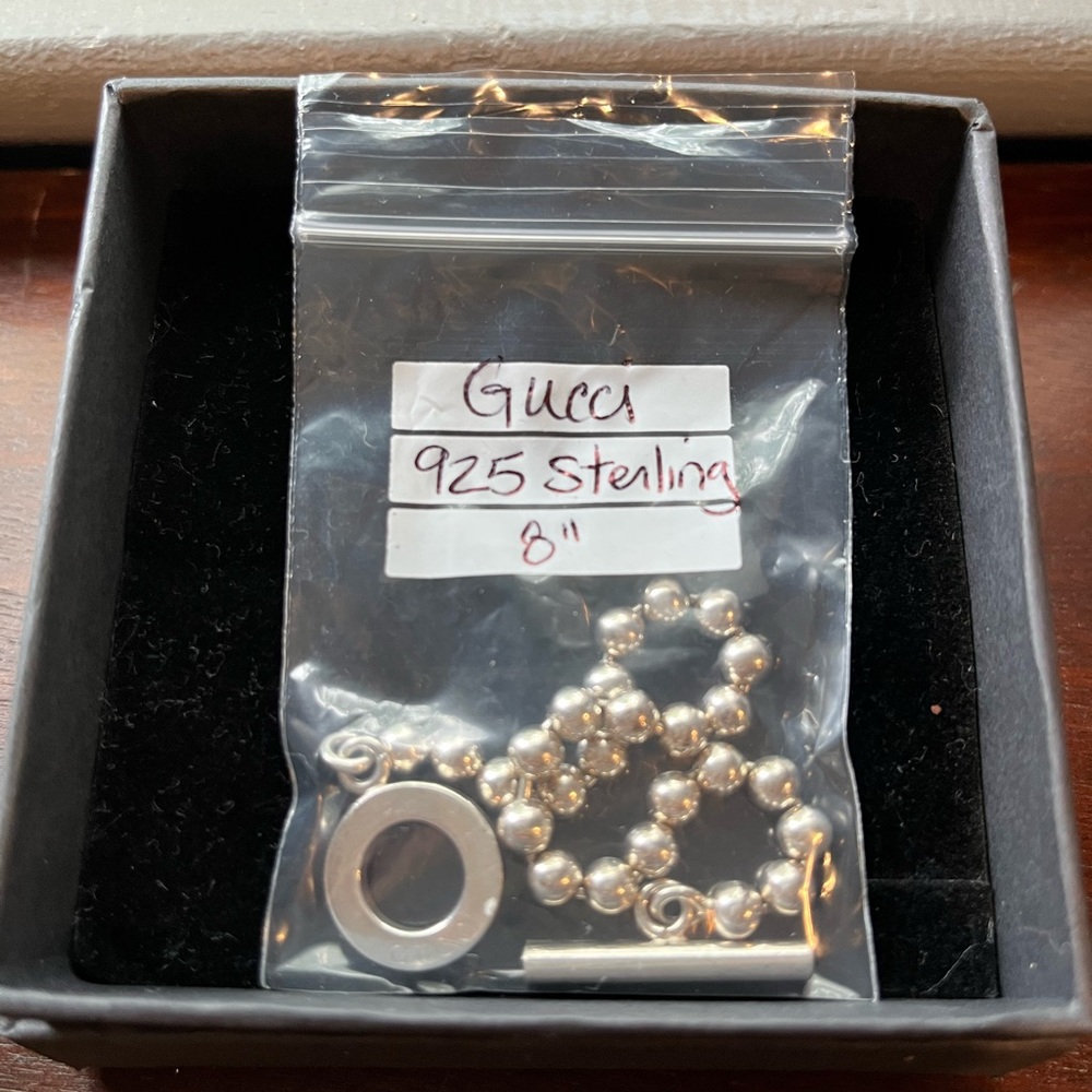 Gucci 925 Sterling Silver Silver Bracelet